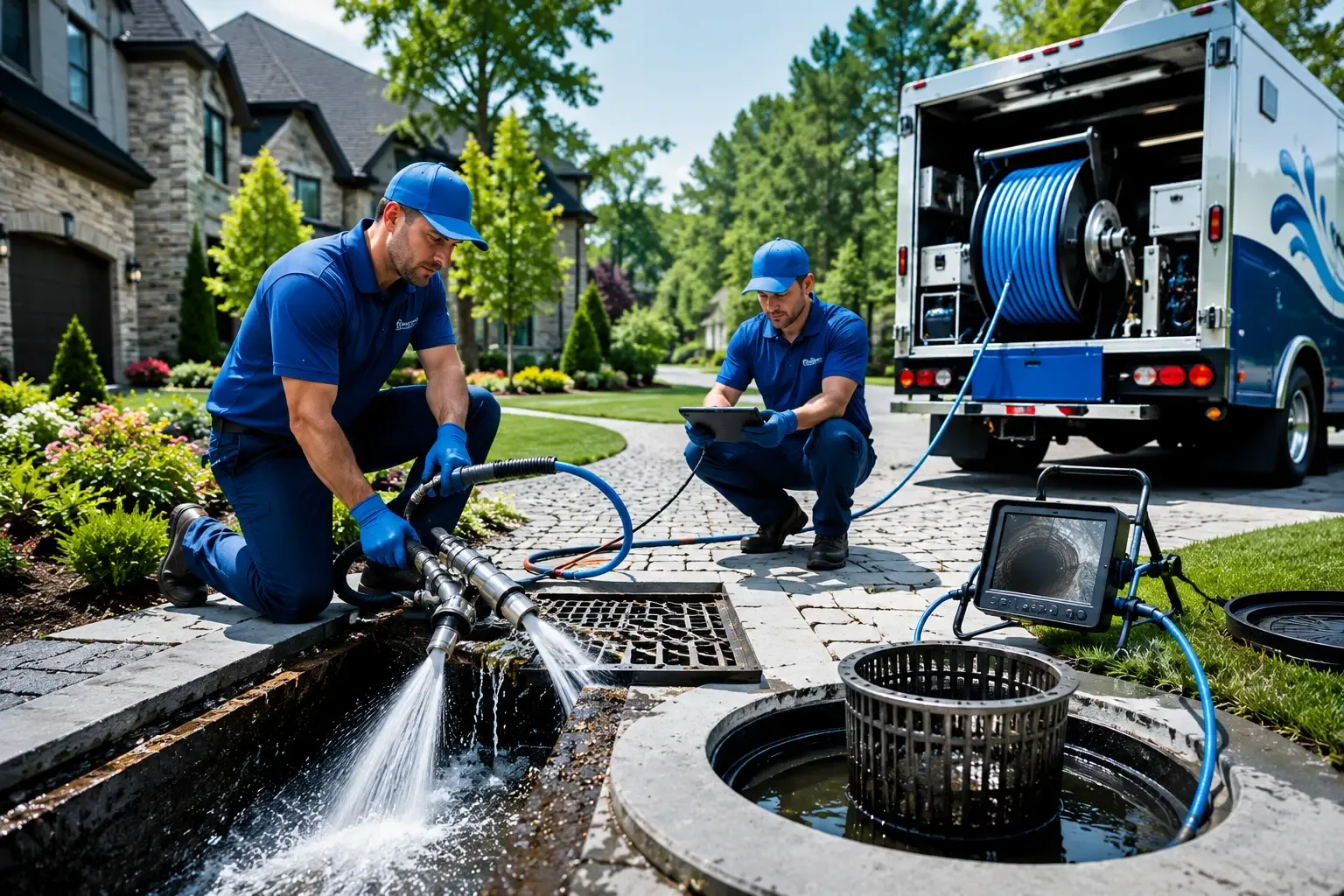 Local outdoor drain cleaning professionals in Fort Lee, VA